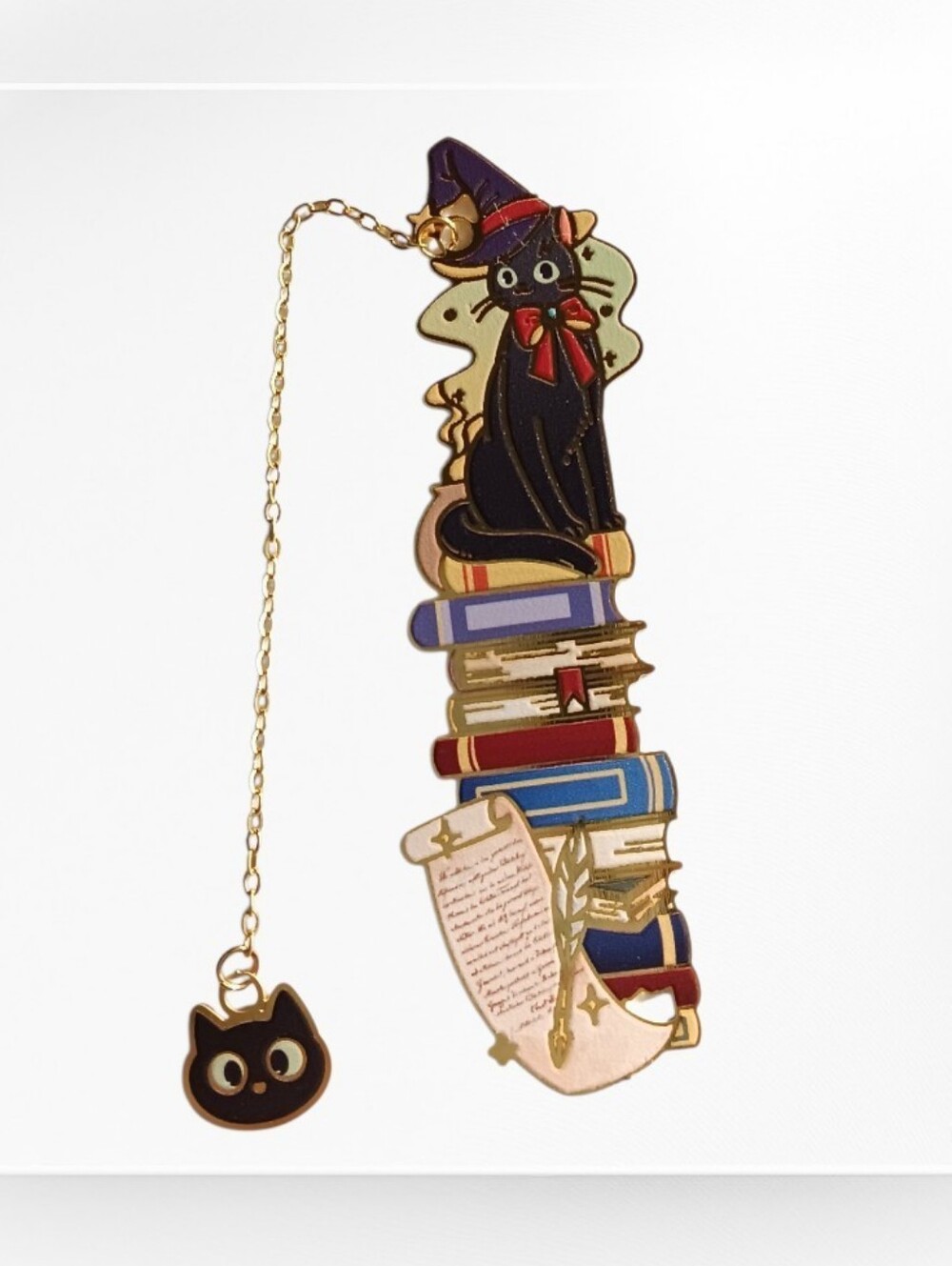 Bookmark Black Cat & Enchanted Book
